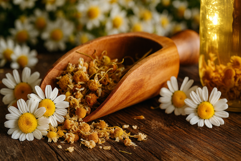 Chamomile helps you soothe the mind and sleep better