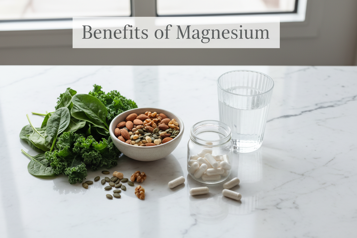 Magnesium glycinate and ashwagandha KSM-66 supplement ingredients that reduce cortisol and support deep restorative sleep without melatonin