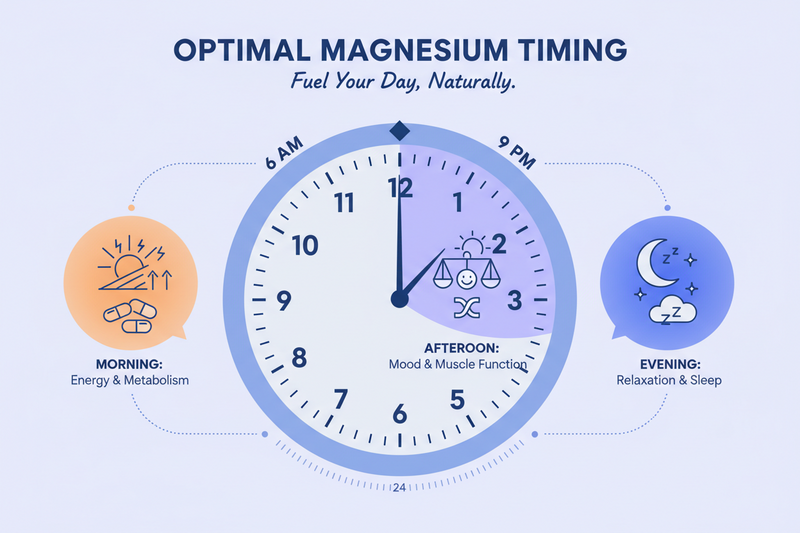 Best Time to Take Magnesium: Complete Timing Guide for Sleep, Energy &amp; Mood
