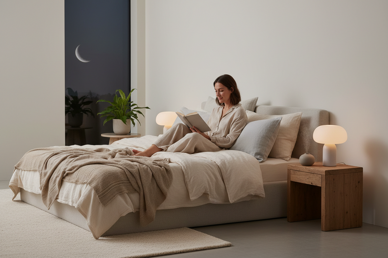 the night routine resulting in a better sleep 