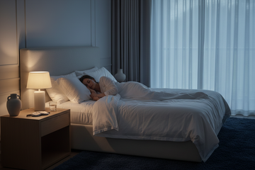 sleep anxiety at night leads to a sleepless rest and next day grogginess