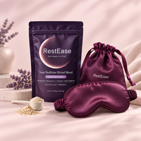 RestEase Silk Sleep Eye Mask | Blackout Eye Mask for Deep Sleep