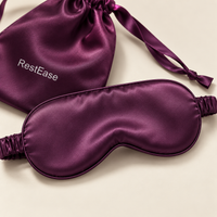 RestEase Silk Sleep Eye Mask | Blackout Eye Mask for Deep Sleep