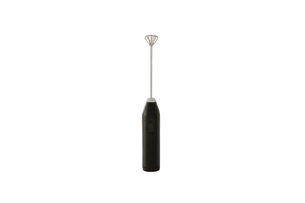 RestEase Black Handheld Electric Frother for Sleep Powder Drink Creamy Texture Bedtime Ritual Accessory