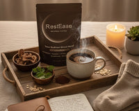 RestEase Cocoa Brew Sleep Powder with Warm Drink Natural Bedtime Ritual Supplement